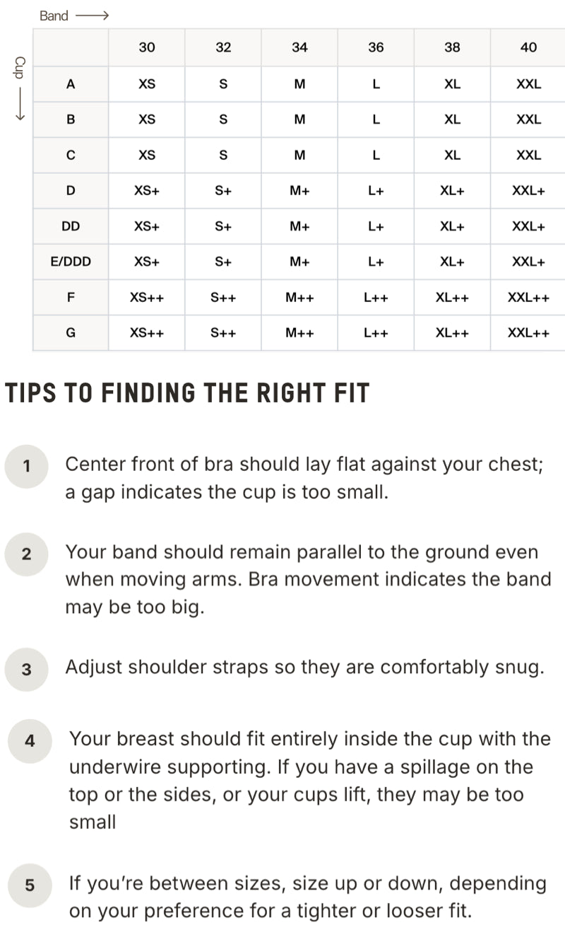 Size guide chart